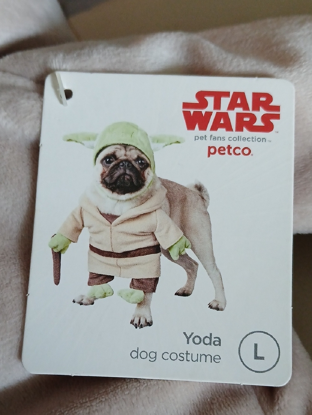 Star Wars Yoda Pet Costume - Green and Tan